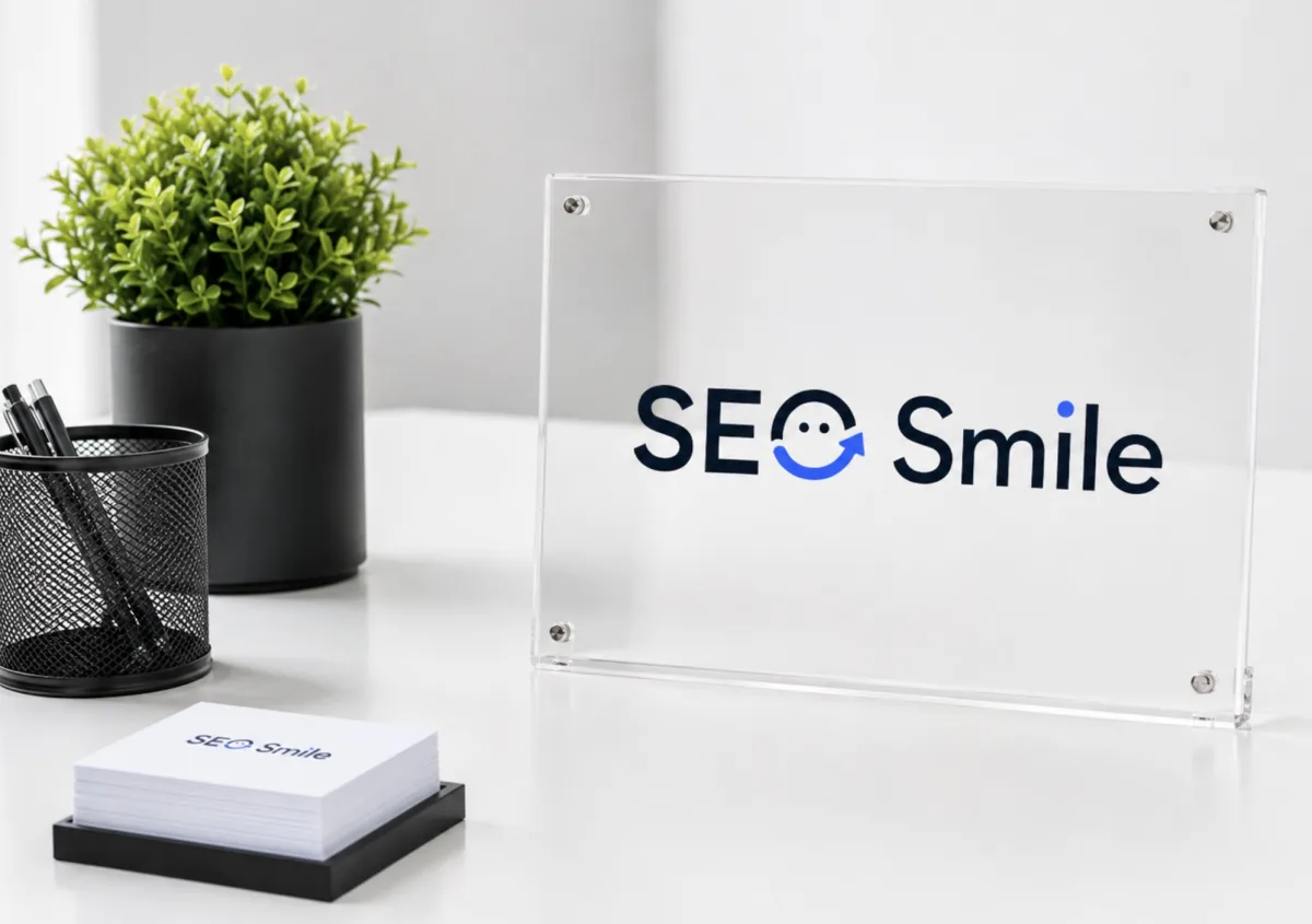 SEO Smile Logo im Büro München